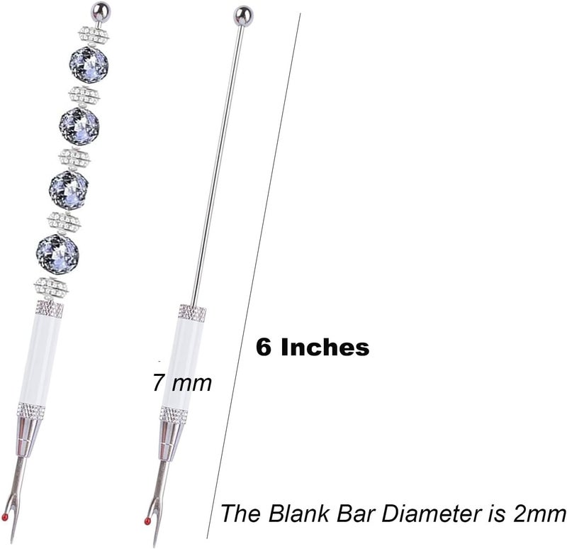Frinnovan 10 Packs Beadable Thread Cutter Seam Rippers for Sewing Metal Embroidery Removal Tool Beaded Tag Remover for DIY Craft (White) - Image 5